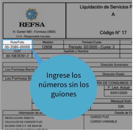 ruta/folio